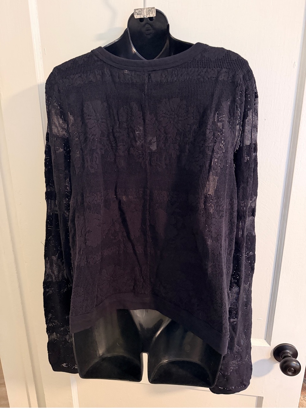 NWT retails 98, free people open knit cardigan top - Picture 5 of 7